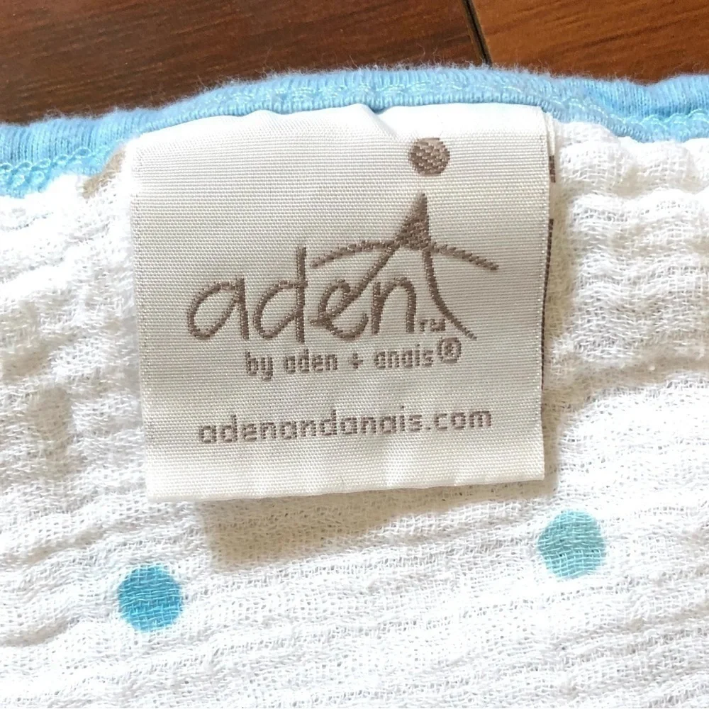 Aden & Anais Sleep Sack Zip Front Sleeping Bag Wearable Blanket Gauze Cotton